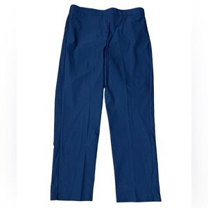 Alfred Dunner Women's Navy Blue Modern Fit Slim Pant